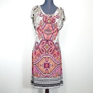 One World Aztec Bohemian dress